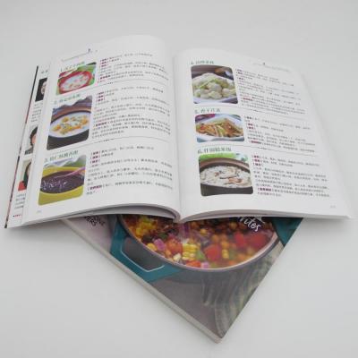 China paper & Cardboard factory printing paperback and hardcover spiral recipe cookbook printing for sale