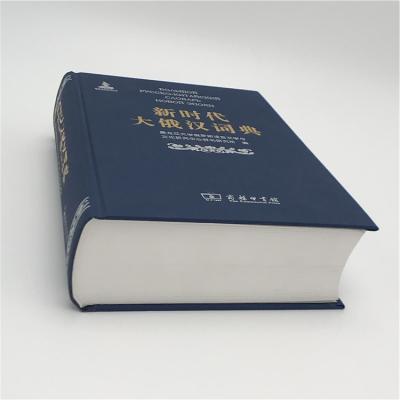 China Professional Customized Low Price Hardcover Book Printing Book Dictionary Thick Chinese-Russian Printing Eco-friendly for sale