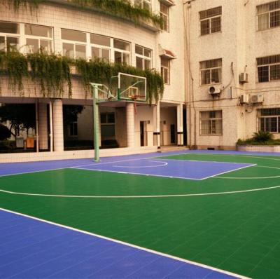 China SUGE High Quality Outdoor Basketball Court Tile Floor Tile for sale