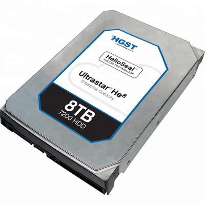 China HDD HGST He8 HUH728080ALE600 0F23267 8TB 7.2K SATA 6Gb/s 3.5