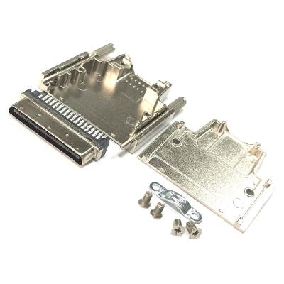 China Computer SCSI VHDCI 68 Pin Male Connector pitch=0.8mm Solder Type for sale