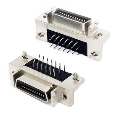 China SCSI 26Pin 0.05inch MDR 26 Pin Female Connector SCSI 26pin Socket DIP Type Computer For Electronic PCBA for sale