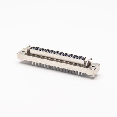 China Computer SCSI 68pin Female Connector SCSI-II 68 Pin Female Connector SCSI-II 68 Pin Pitch 1.27mm Vertical DIP Type For PMAC for sale