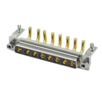 China Computer High Power D-SUB 8W8 Female Connector R/A Type For PCB D-SUB 8W8 Connector for sale