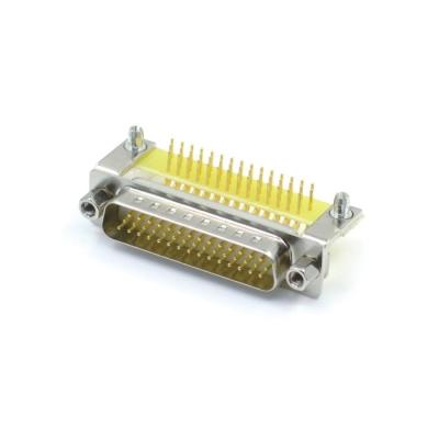 China Computer D-SUB 44 Pin Male Connector HDB 44Pin Male DIP Type R/A For PCB for sale