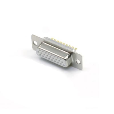 China Computer D-SUB 26 Pin Female Connector HDB 26Pin Connector Solder Type For Y Cable Asses for sale