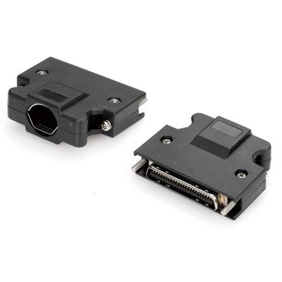 China Computer SCSI MDR 50Pin 0.050inch 1.27mm male connector 10150-3000PE scsi 50pin plug for cable assembly for sale