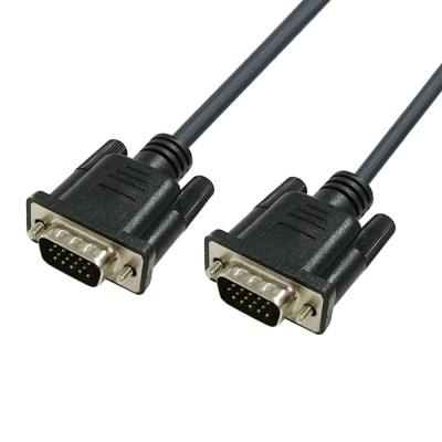 China Electronic Manufacturer VGA Cable D-Sub 15 Pin Male To Male Cable Molded Cable For Computer Audio Video for sale