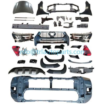 China 531210K060 Toyota Hilux Vigo 2008-2012 Plastic Car Chassis Body Kits Upgrade to Rocco 2019 for sale