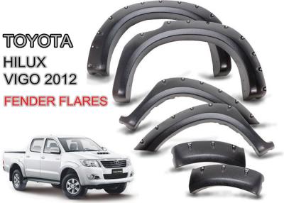 China Upgrade Black Wide Wheel Arches Fender Flares voor TOYOTA HILUX 2012 - 2014 Vigo Te koop