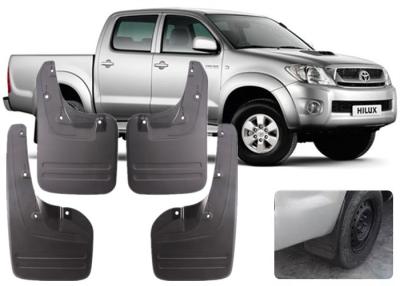 China Plastic PP Toyota Hilux Vigo 2009 Mud Guards , OE Style Splash Guards Mud Flaps for sale