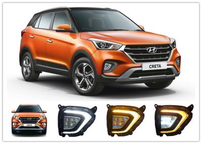 Κίνα Hyundai Creta 2018 λαμπτήρες ομίχλης 2019 οδηγήσεων, πρωινά τρέχοντας φω'τα με το κίτρινο σήμα στροφής προς πώληση