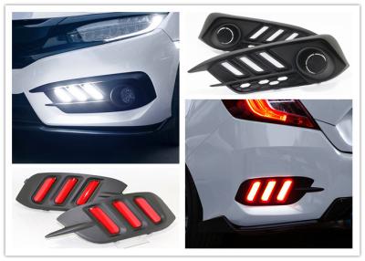 China Goed functioneren LED daglicht mistlampen en achterste bumper lichten voor Honda New Civic 2016 2018 Te koop