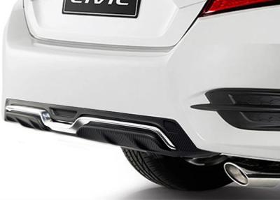 China Replacement Auto Body Kits Honda New Civic 2016 2018 Rear Bumper Diffuser Carbon Fiber for sale