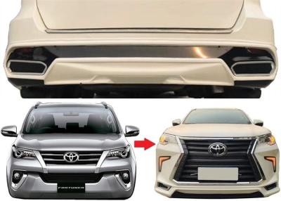 China Lexus Style Body Kits Front Bumper And Rear Bumper Factories For Toyota Fortuner 2016 2018 for sale