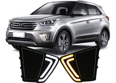 China Hyundai 2014 2015 IX25 Creta Daytime Running Lights with LED Yellow Turn Signal for sale