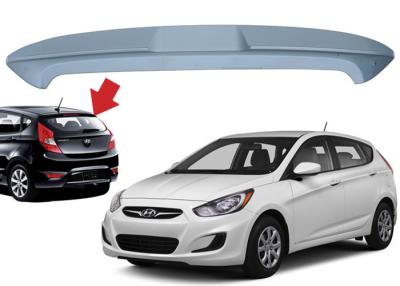 China Hyundai Accent Hatchback 2010 2015 Car Roof Spoiler ABS Materiaal 136*18*32cm Grootte Groothandel Te koop