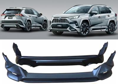 China Tráfico de kits de carrocería de estilo TRD Capa de parachoques delantero y trasero para Toyota Rav4 2019 2020 en venta