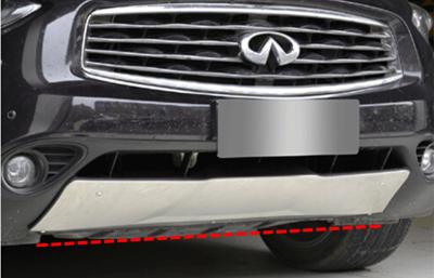 China Protector de parachoques inoxidable del coche de acero, placa del guardia delantero para INFINITI FX35/QX70 2009 - 2014 en venta