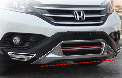 China Guardia de parachoques del coche de lujo de Chrome y guardia posterior para Honda CR-V 2012 2015 en venta