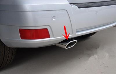 China Stainless Steel Automobile Spare Parts Exhaust Pipe Cover for Benz GLK 2008 2012 for sale