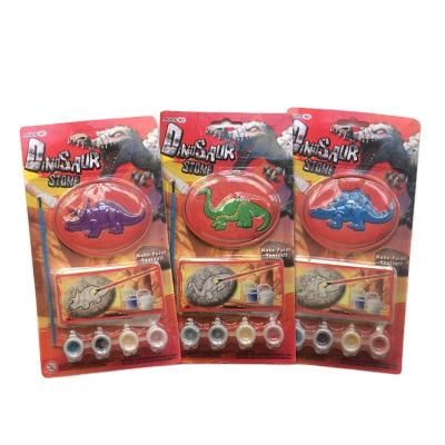 China Hot Selling DIY Coloring 3D Painting Dinosaur Model Drawing Graffiti Toy Set For Kids Children 25 X 15.5 Cm for sale