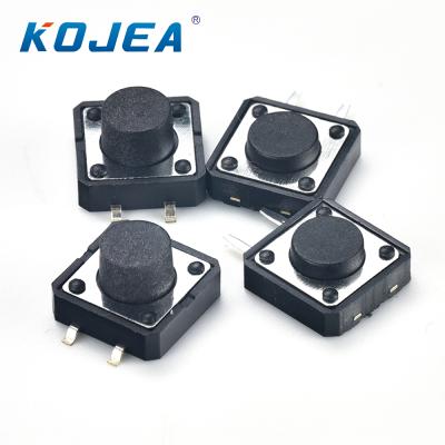 China 1NO Kejian TVGP01 12x12x5mm Micro Momentary Momentary Panel PCB Switch Tact Switch Button Touch Switch for sale