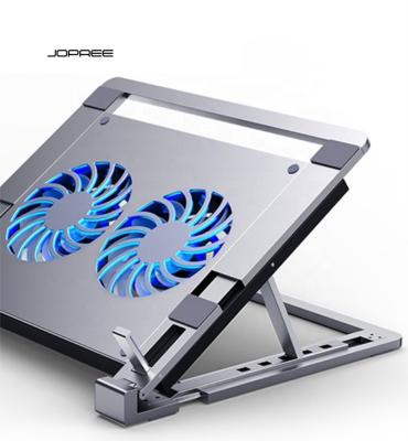 China 5 Gear Adjustable Adjustable Aluminum Foldable Laptop Notebook Fan Stand (Waist) Cooling Bracket for sale