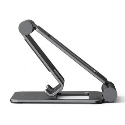 China Small Folding Height Adjustable Alloy Mobile Phone Stand Bracket Bracket Flexible for sale