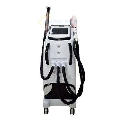 China Acne Treatment RF Peel Tightening Machine + OPT IPL Hair Removal Machine + Picosecond Laser Tattoo Removal Machine for sale