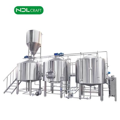 China Making Beer 2000L Three Vessels Brewery Stainless Steel Beer Brewery Brewing System for sale