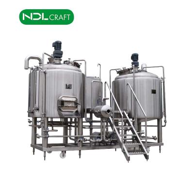 China Hotels Complete Beer Brewing Micro Brewery Equipment Whole Set Brewery 1000L for sale