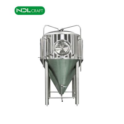 China Large Hotels Beer Fermentation Tank Fermenter 2000L 1000L 3000L 4000L 6000L 10000L 100m3 for sale