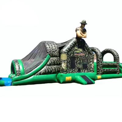 China CE/EN71/EN14960 Approved Inflatable Obstacle Course for 0.55mm PVC Tarpaulin Material for sale