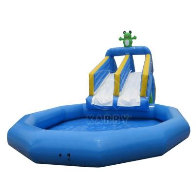 China Design Durable Inflatable Water Slide and Pool for Children's Entertainment for sale