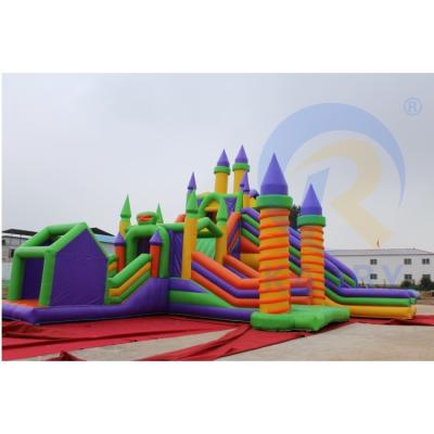 China Giant PVC Tarpaulin Inflatable Jumping Castle Adult Bounce House For Outdoor Playground for sale