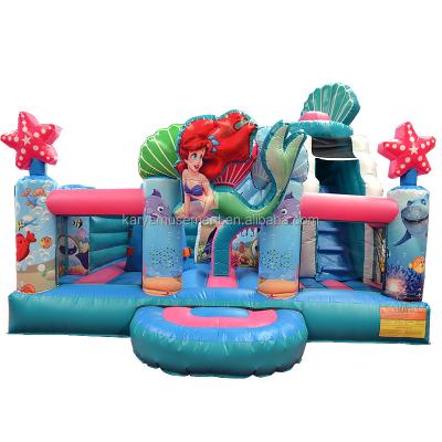 China Accessories Included Blower Repair Kits Package Bag Mermaid Theme Bounce House Rental for sale