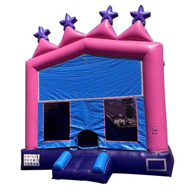 China Big Portable 0.55mm PVC Vinyl Tarpaulin Outdoor or Indoor Inflatable Combo Jumping Castle for sale