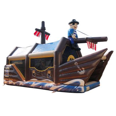 China Customize Accepted Durable Pirate Ship Theme Inflatable Bounce House for Kids Party for sale