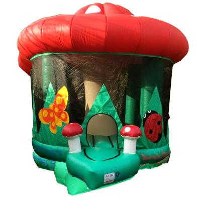 China Small Commercial PVC Mushroom House Castle Inflatable Bounce House for 14 Years up for sale