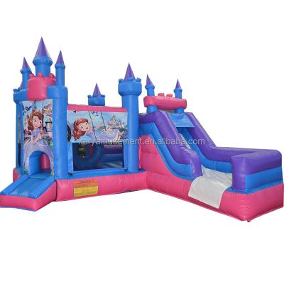 Chine Caractéristiques Portable enfants château coquin maison gonflable avec toboggan et piscine à vendre