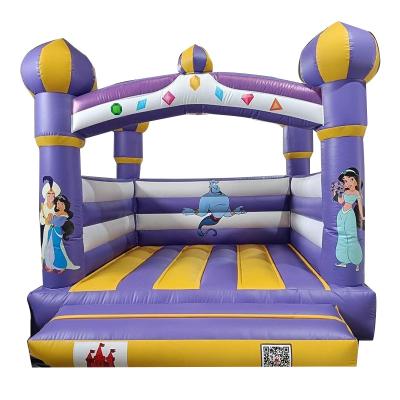 China Latest Style Purple Inflatable Bouncy Jumping Castle House for Kids Customize Accepted for sale