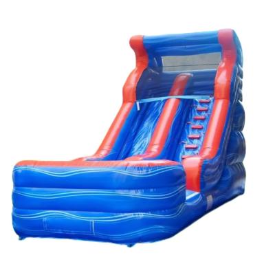 China Parque de diversiones para niños Gran tobogán de agua de juguete inflable con piscina de tamaño personalizado en venta