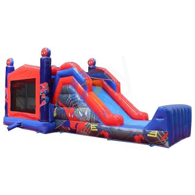 China Custom Splash Water Slide Inflatable Water Game Playground Slide for Unisex Castle for sale