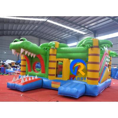 China Castle Slide Combo Inflatable Bounce House for Adults and Kids Yellow Includes Blower for sale