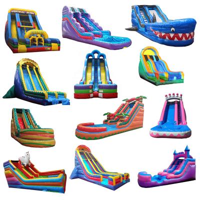 China Max Capacity 100-500kg EN7114960 Small Garden Inflatable Water Slide for sale