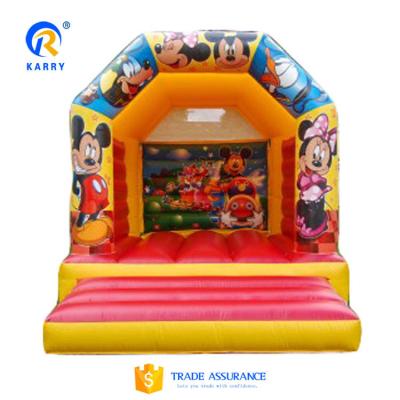 China Party Rentals Residential Customized Mini Inflatable Castle Bounce House with Slide for sale