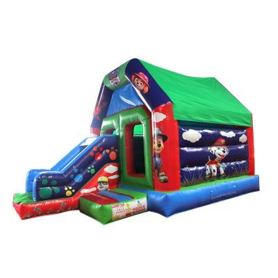 China Amusement Bouncy Castle Slide Combo Made of 0.55mm PVC Tarpaulin and Commercial Grade for sale