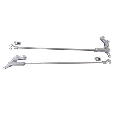 China Extreme stength quantity stock forged double wheel clamps for tractors for sale