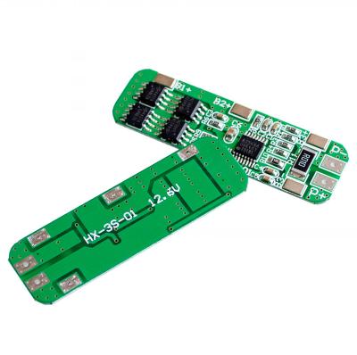 China 10PCS/LOT 3S 6A Li-ion 12V 18650 BMS PCM Battery Protection Board bms PCM for Li-ion lipo battery cell pack Bms PCM for sale